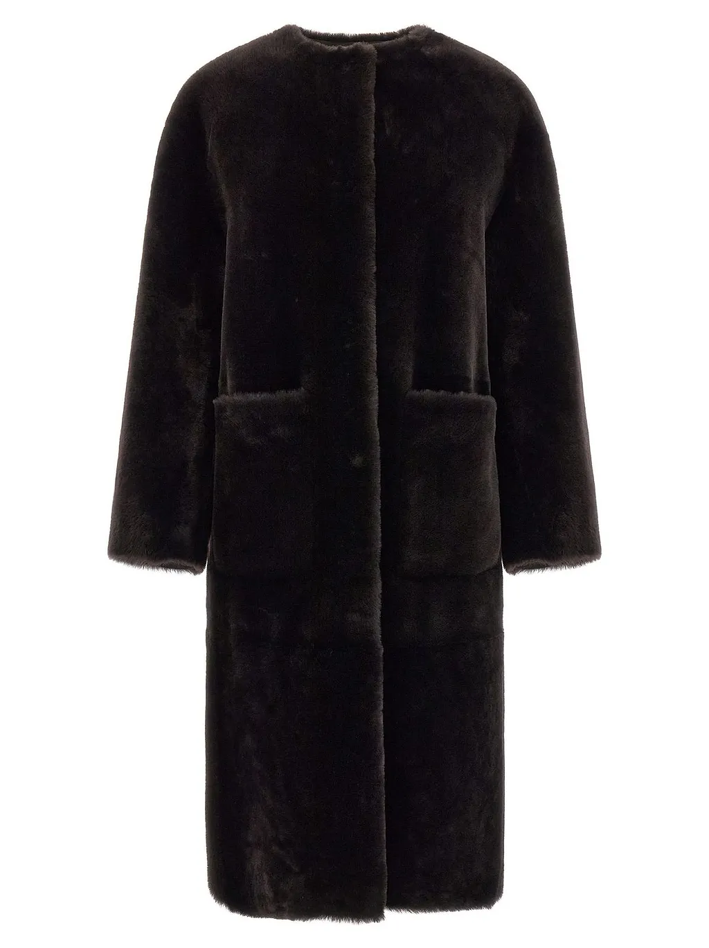 Blancha Long Shearling Coat