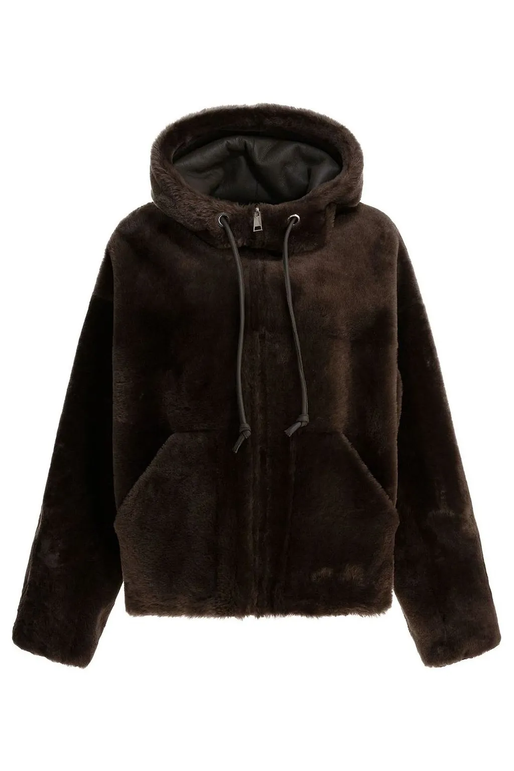 Blancha Hooded Faux Fur Jacket