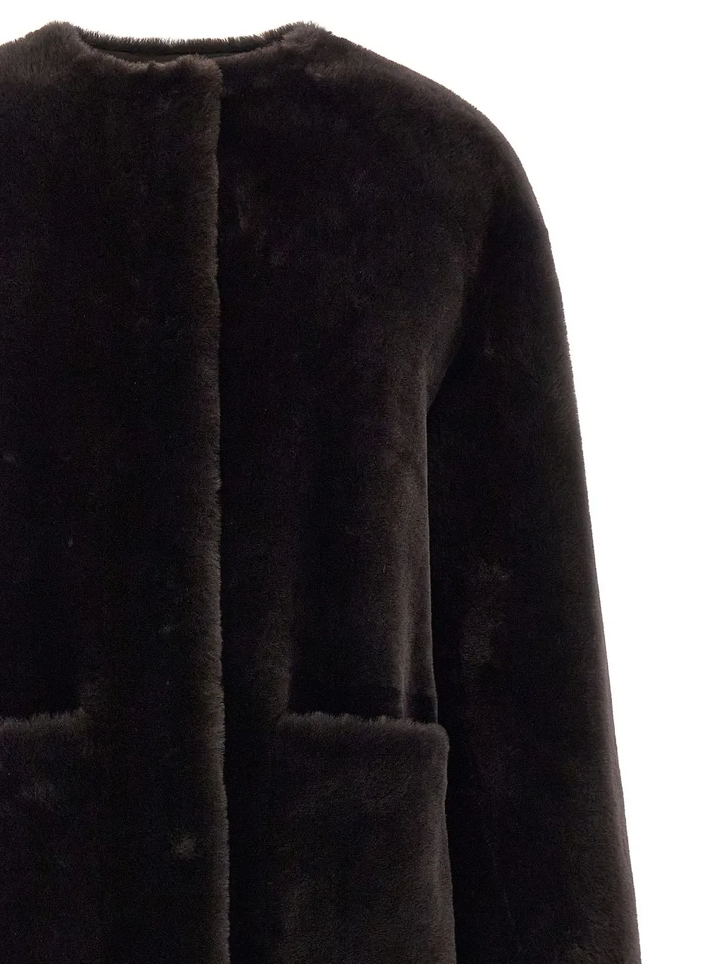 Blancha Long Shearling Coat