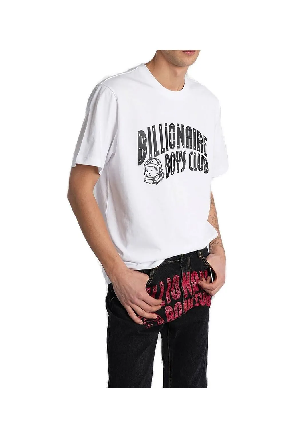 Billionaire Boys Club Arch Logo Printed Crewneck T-Shirt