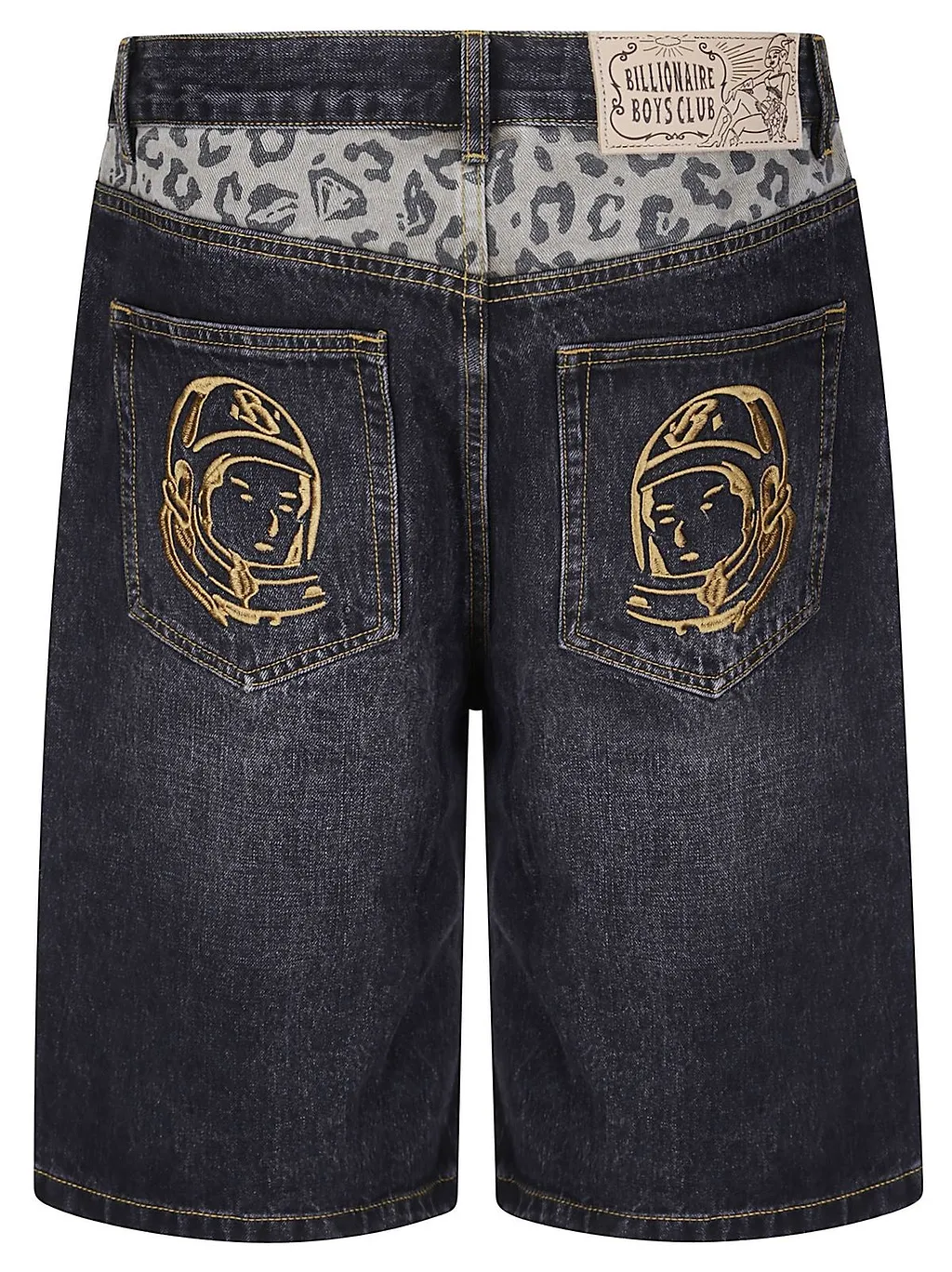 Billionaire Boys Club Astro Leopard Denim Shorts