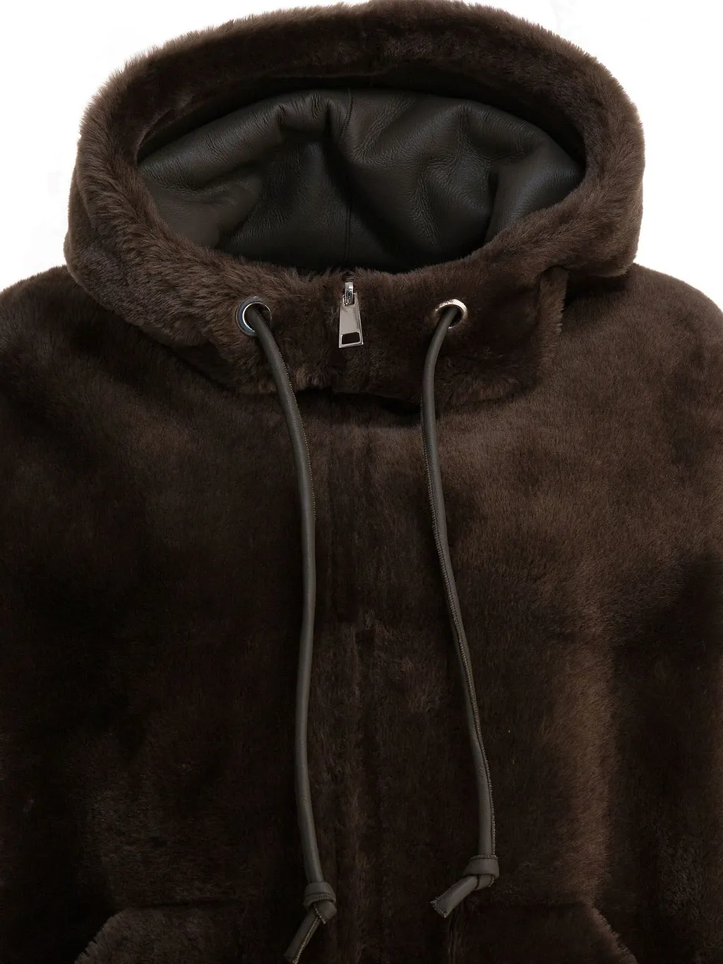 Blancha Hooded Faux Fur Jacket