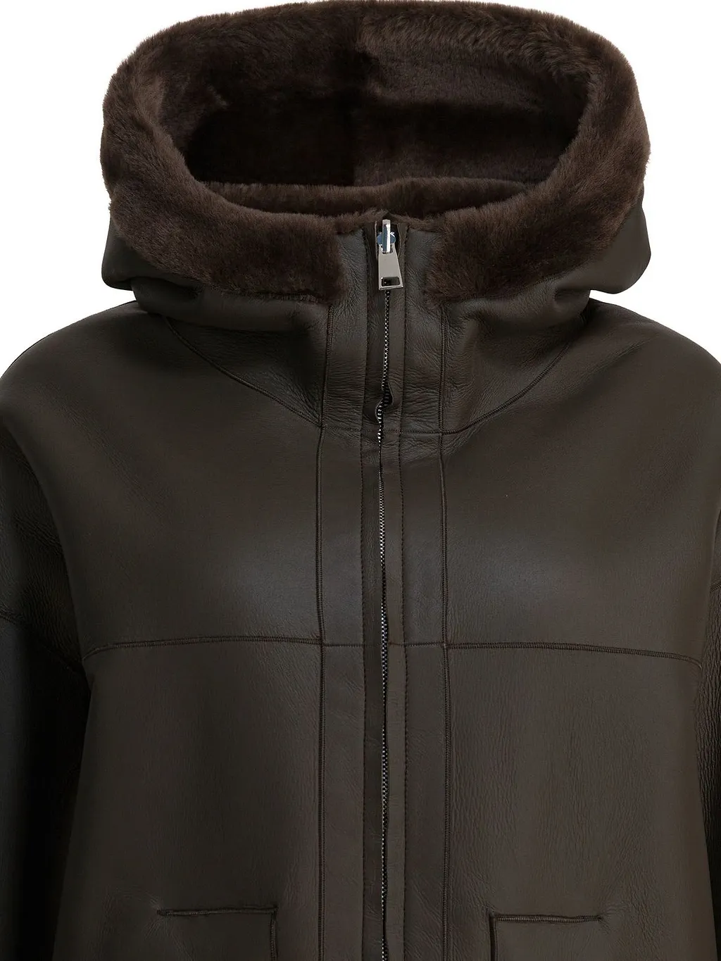 Blancha Hooded Faux Fur Jacket