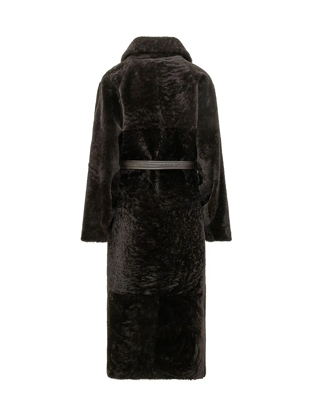 Blancha Belted Faux-Fur Coat