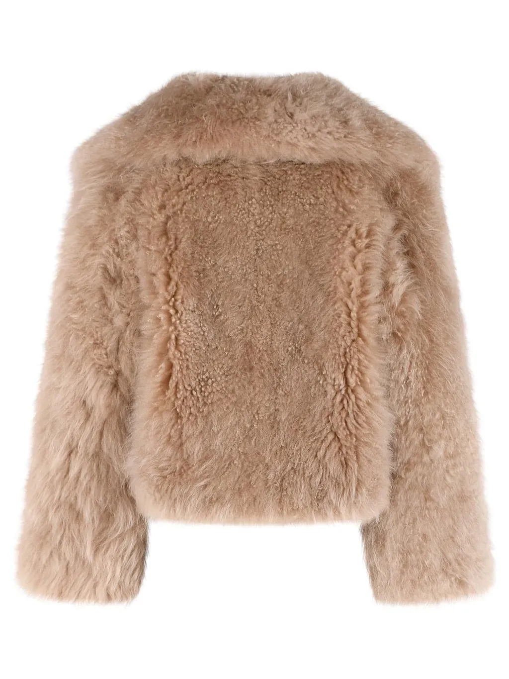Blancha Shawl-Collar Fur Coat