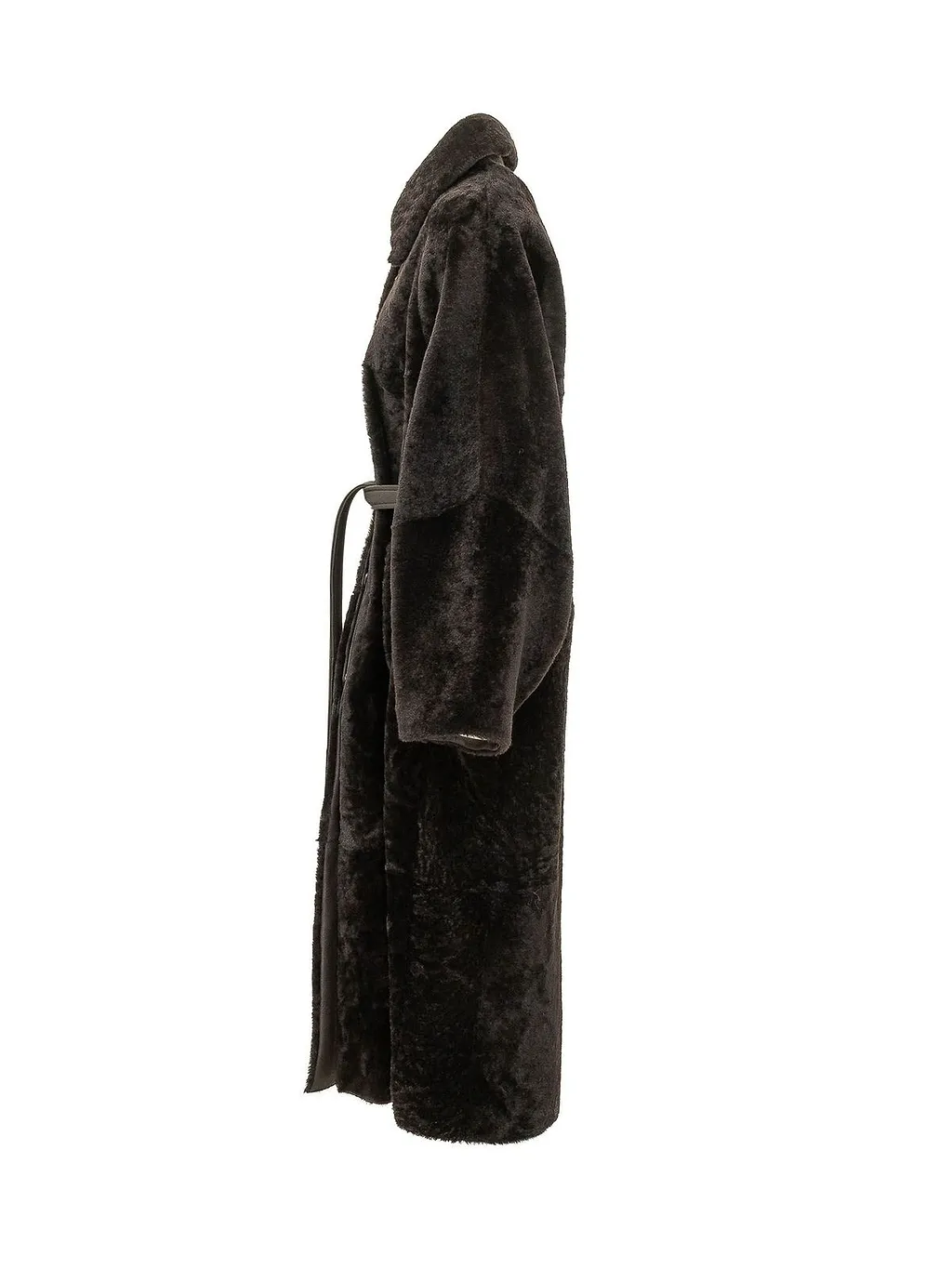 Blancha Belted Faux-Fur Coat
