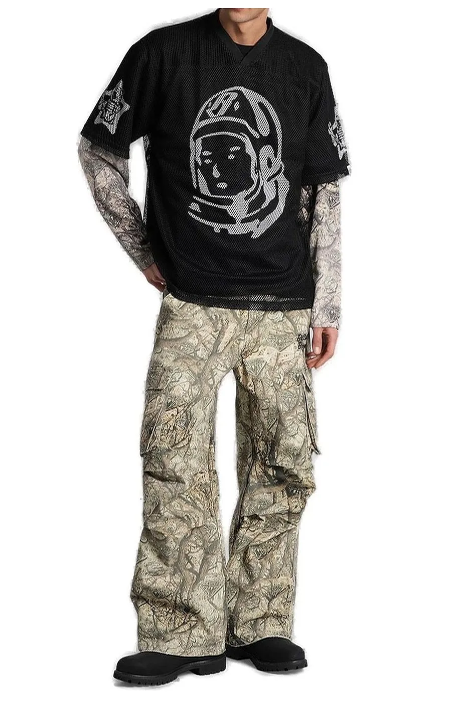 Billionaire Boys Club Astro Mesh Graphic Short-Sleeved T-Shirt
