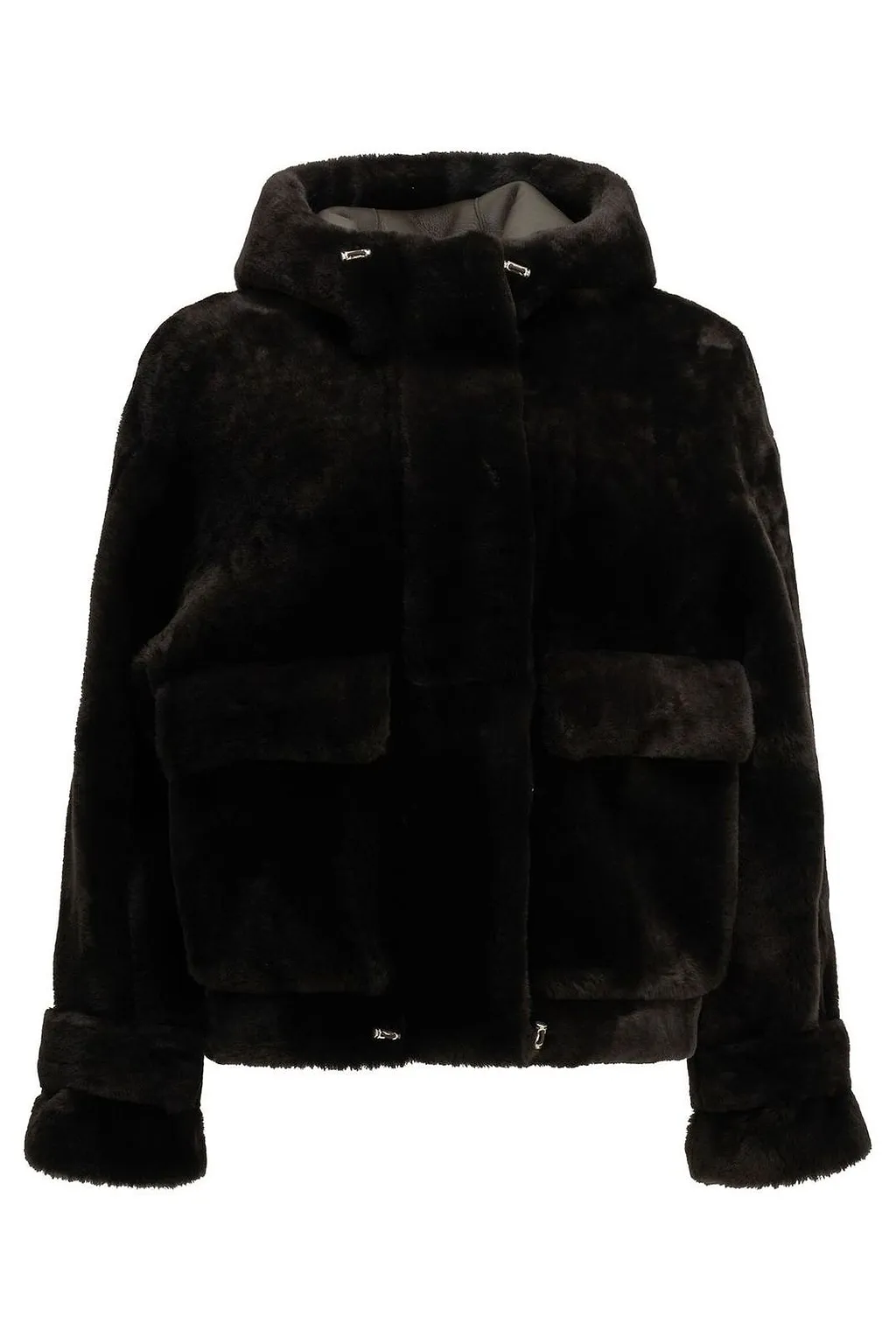Blancha Hooded Fur Jacket