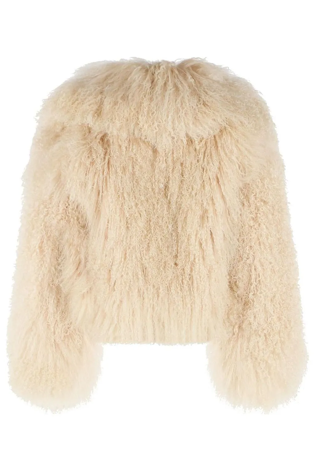 Blancha Curly Fur Cropped Jacket