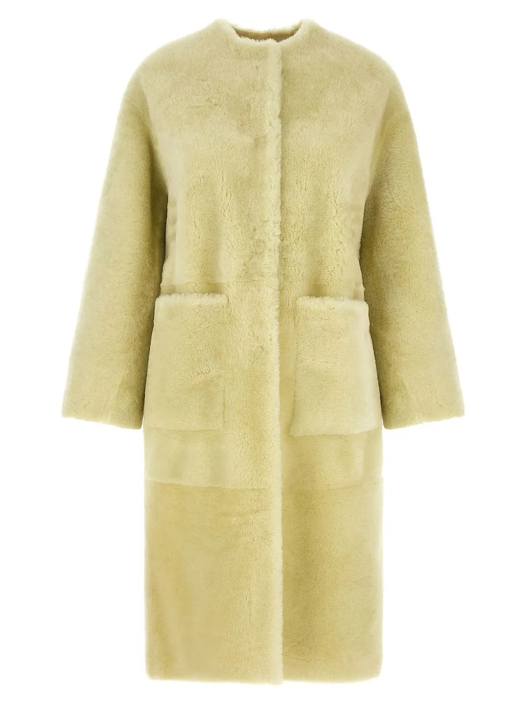 Blancha Long Shearling Coat