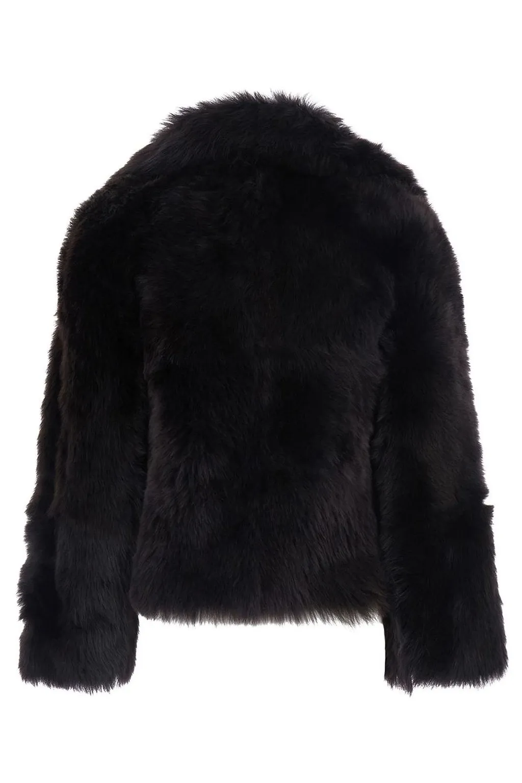 Blancha Toscana Notched-Collar Fur Jacket