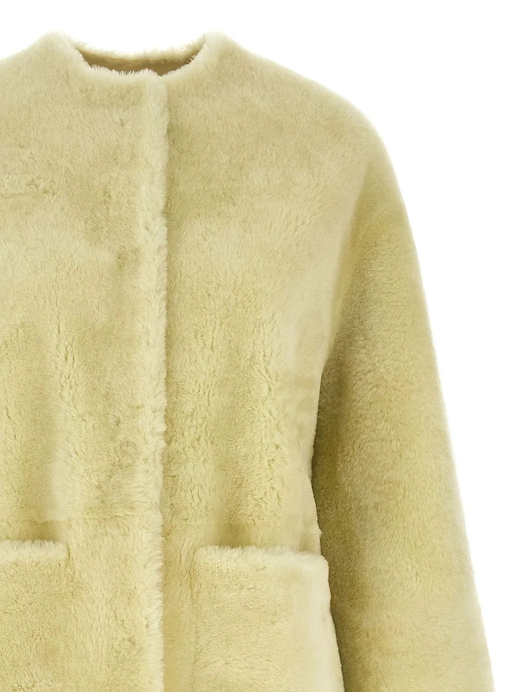 Blancha Long Shearling Coat
