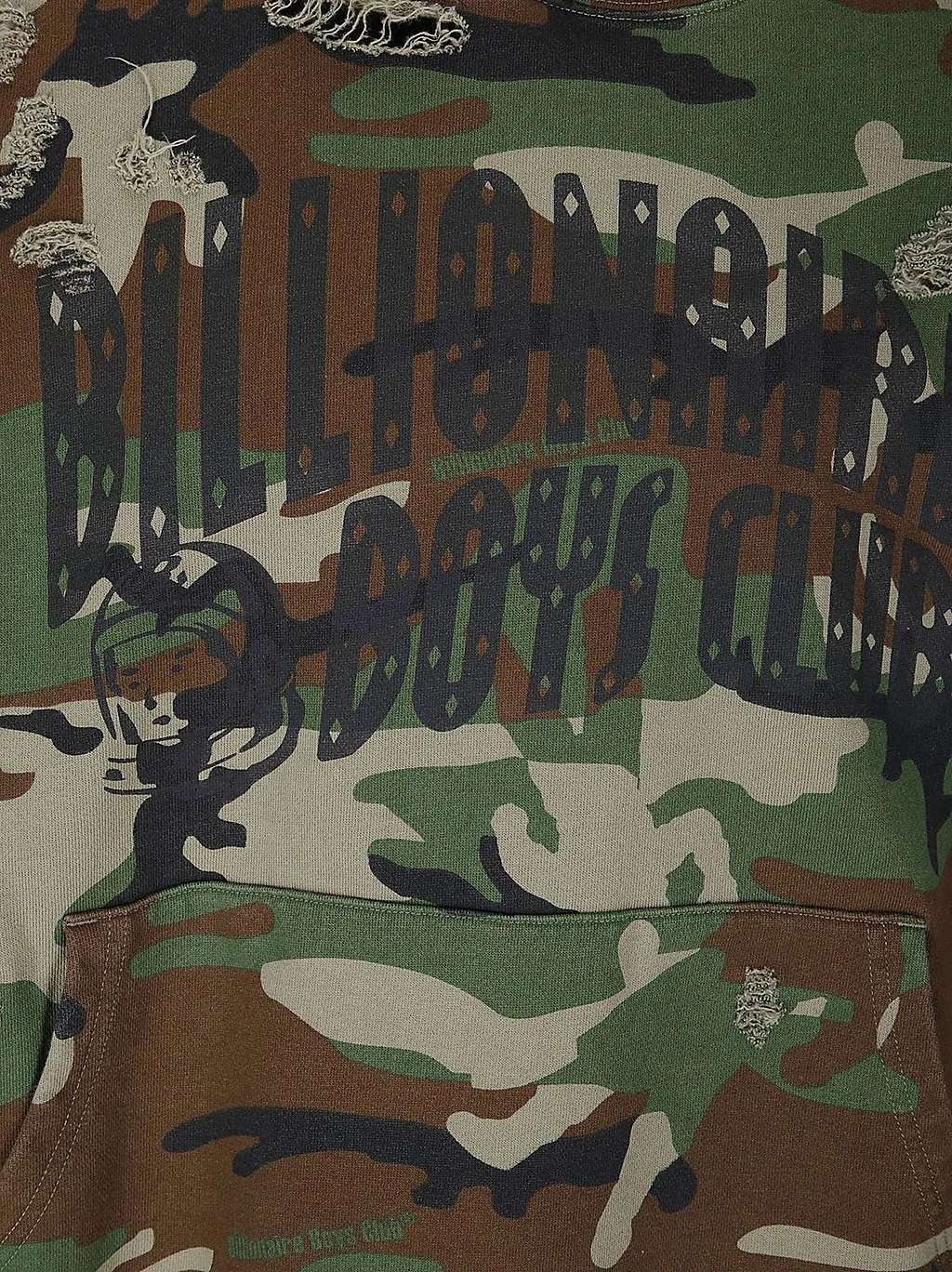 Billionaire Boys Club Distressed Oversized Hoodie