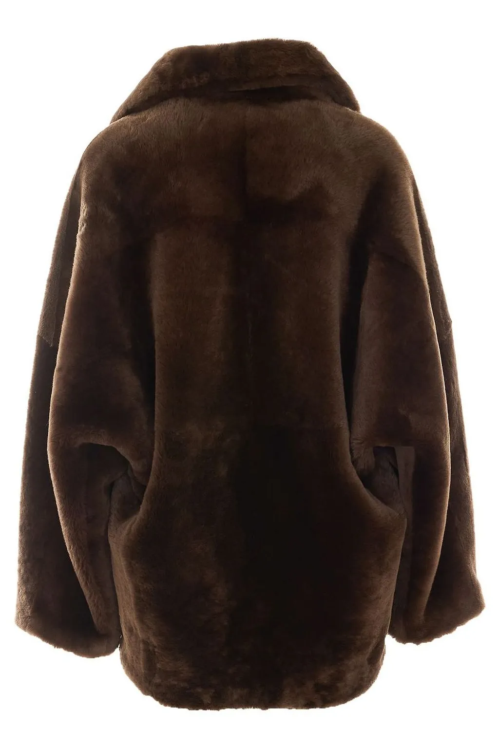 Blancha Zip-Front Fur Jacket