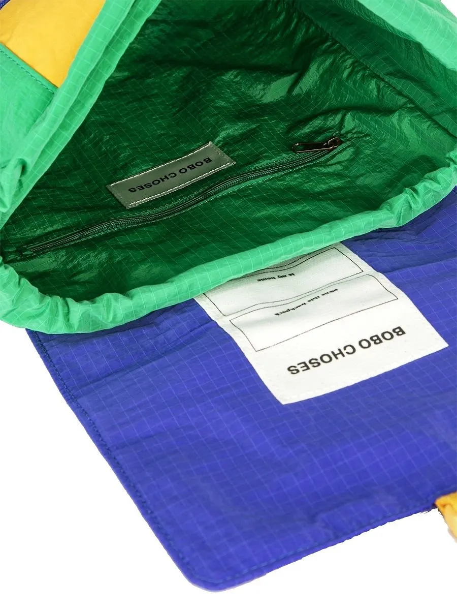 Bobo Choses Colorblock Drawstring Backpack