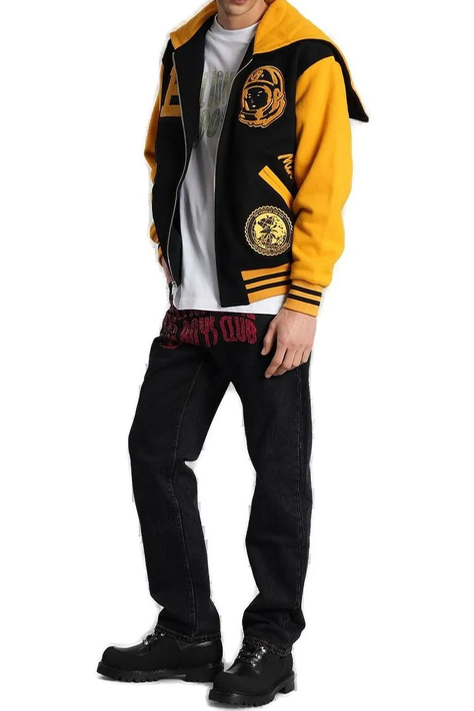Billionaire Boys Club World College Cheerleader Zip Through Hooded Jacket