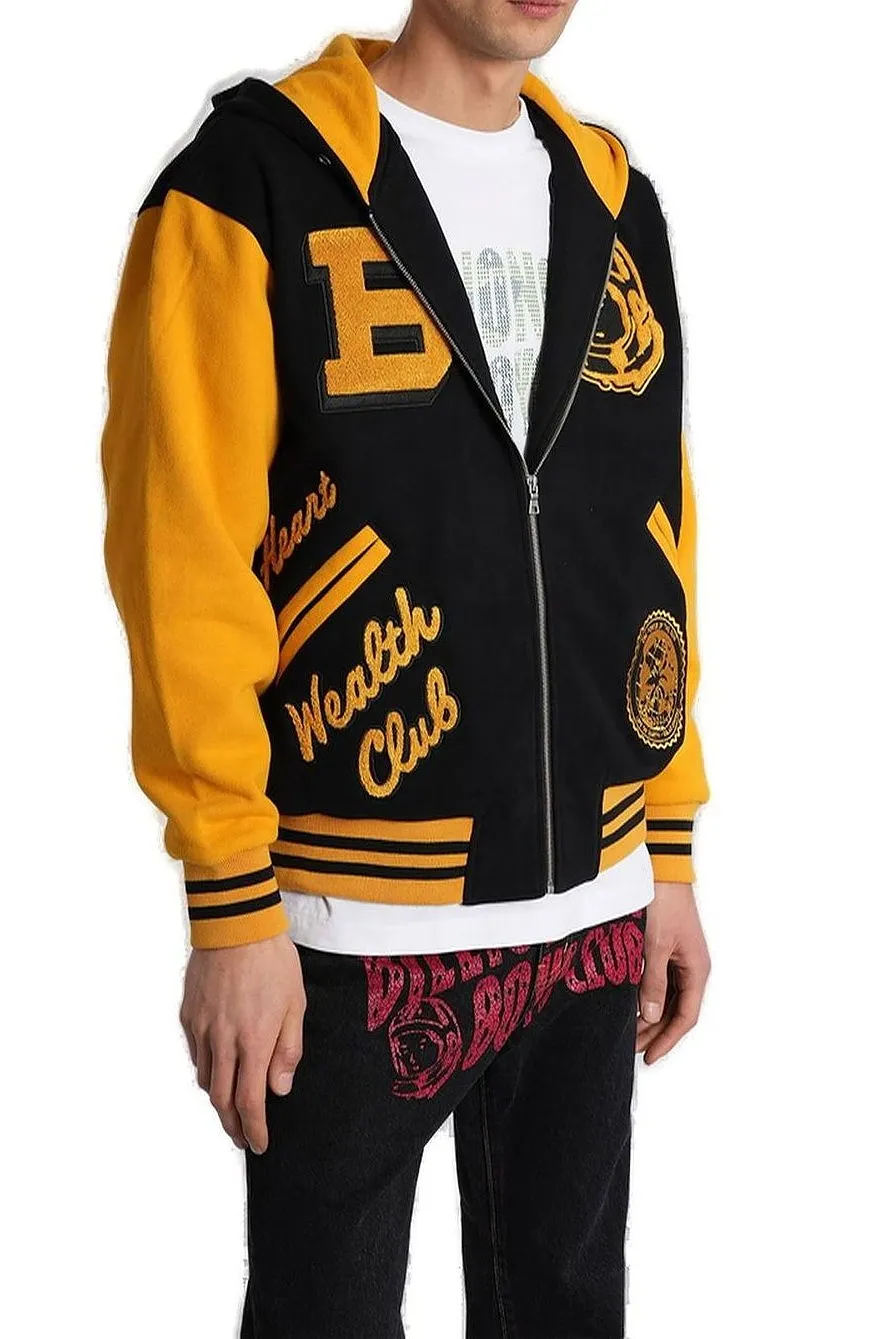 Billionaire Boys Club World College Cheerleader Zip Through Hooded Jacket