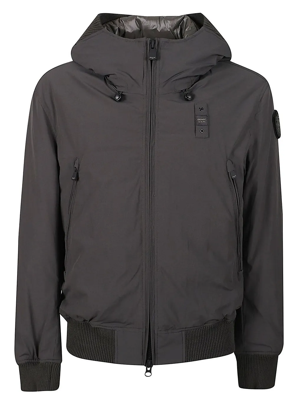 Blauer Franklin Logo Patch Hooded Jacket