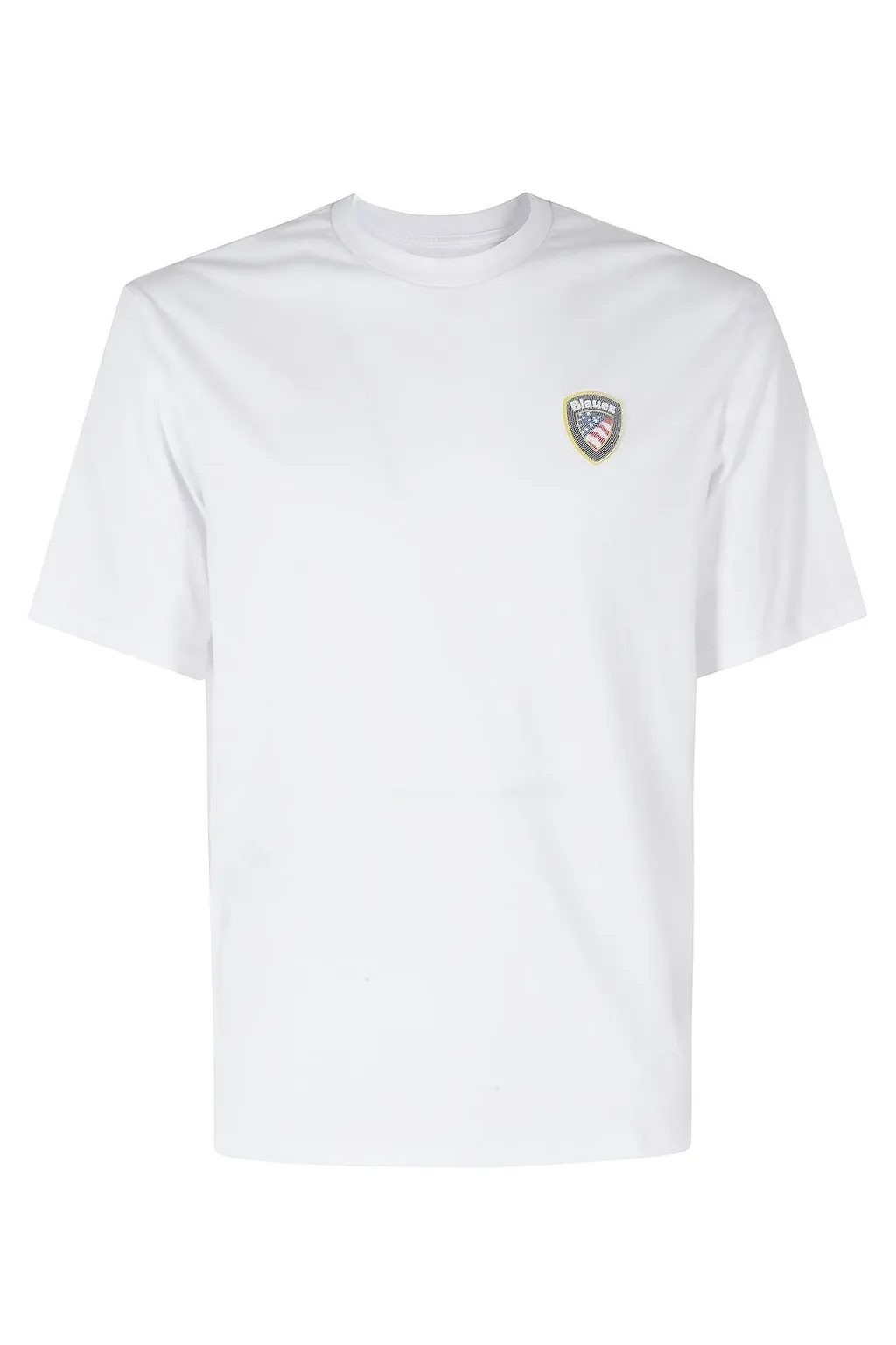 Blauer Faxon Logo Patch Crewneck T-Shirt