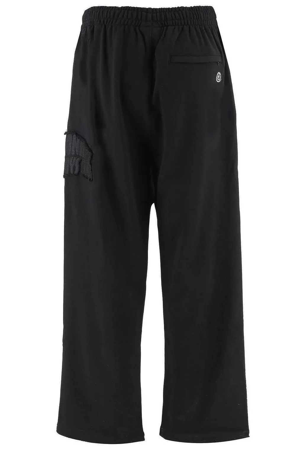 Billionaire Logo Patch Wide Leg Trousers