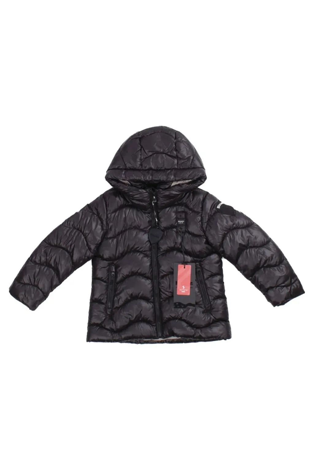 Blauer Hooded Logo Patch Jacket