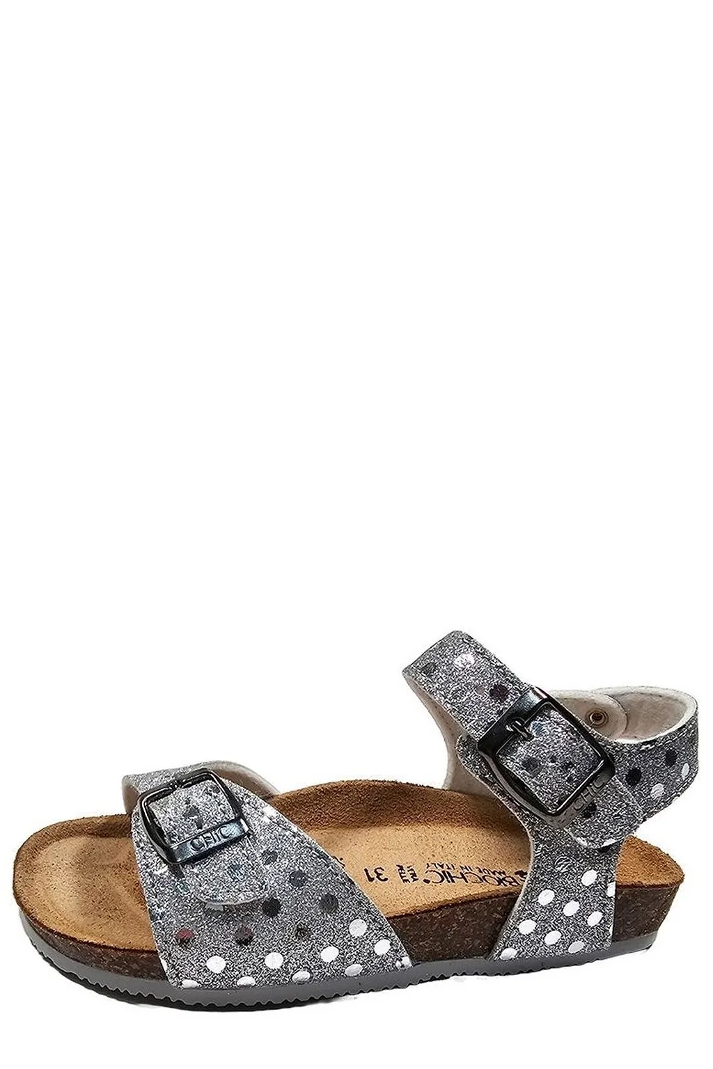 Biochic Kids Polka Dot Buckled Sandals