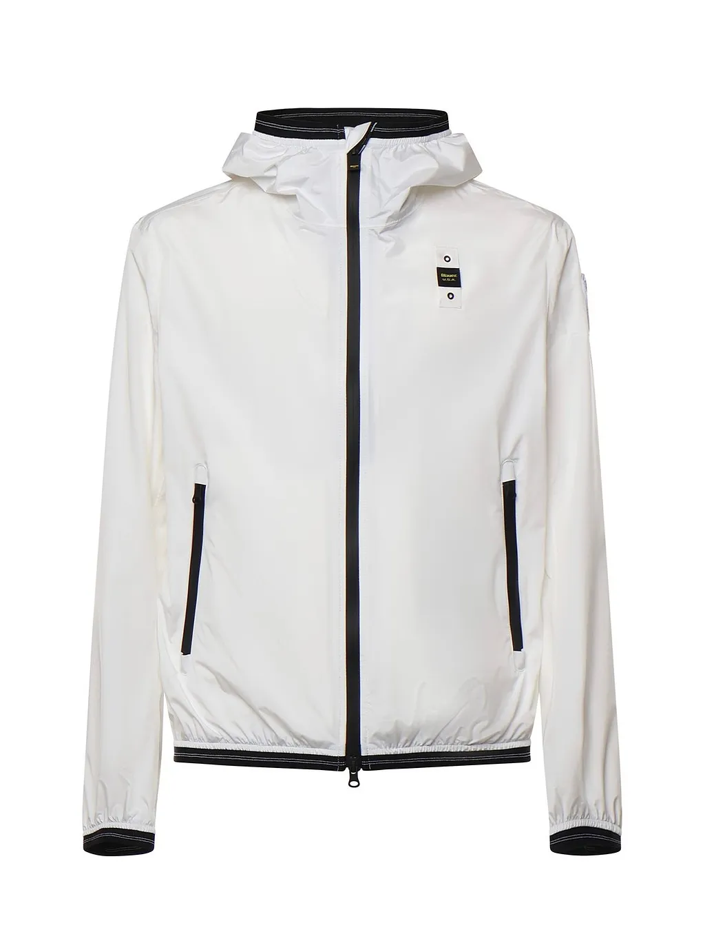 Blauer Hooded Zip-Up Coat