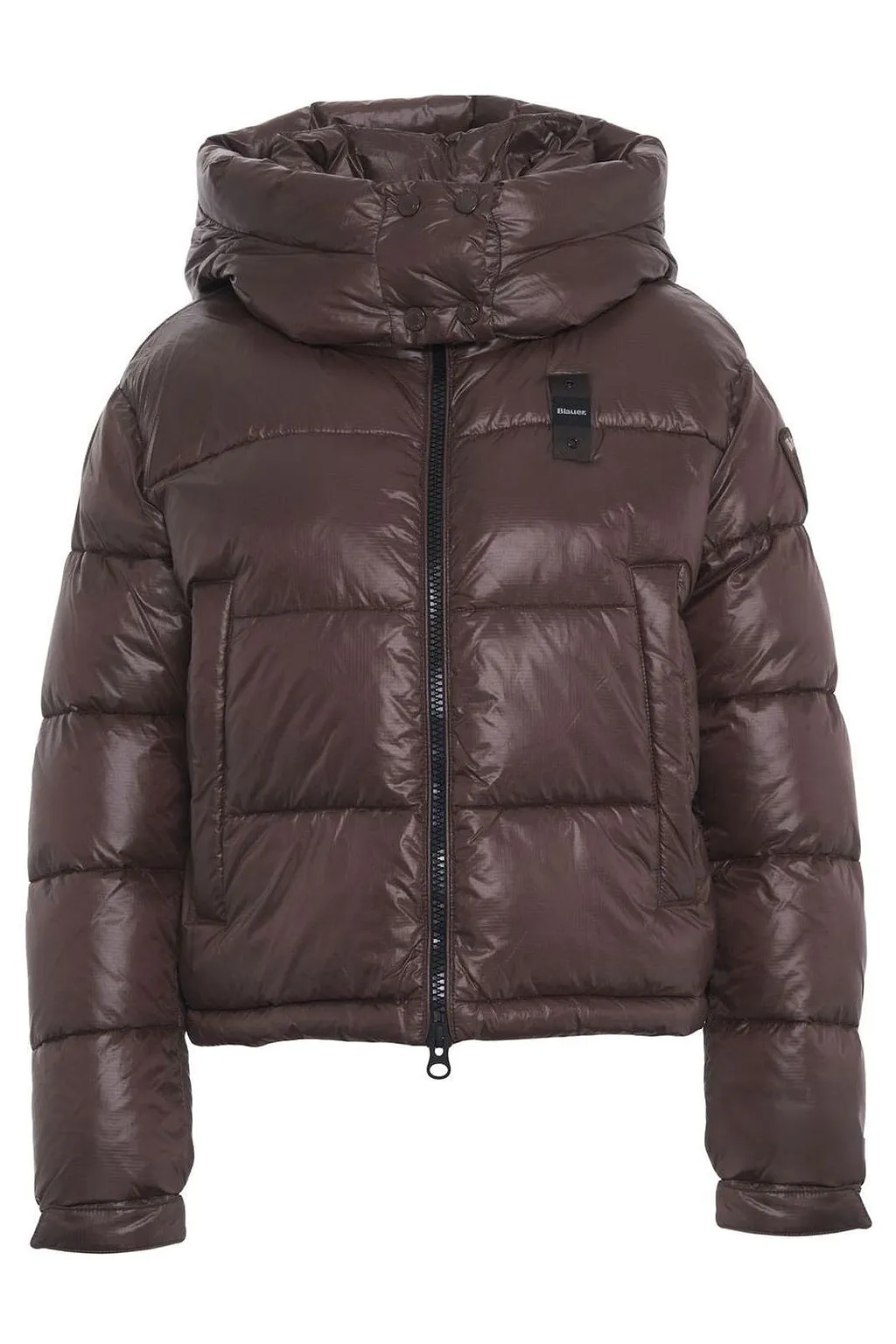 Blauer Hooded Zip-Up Padded Jacket