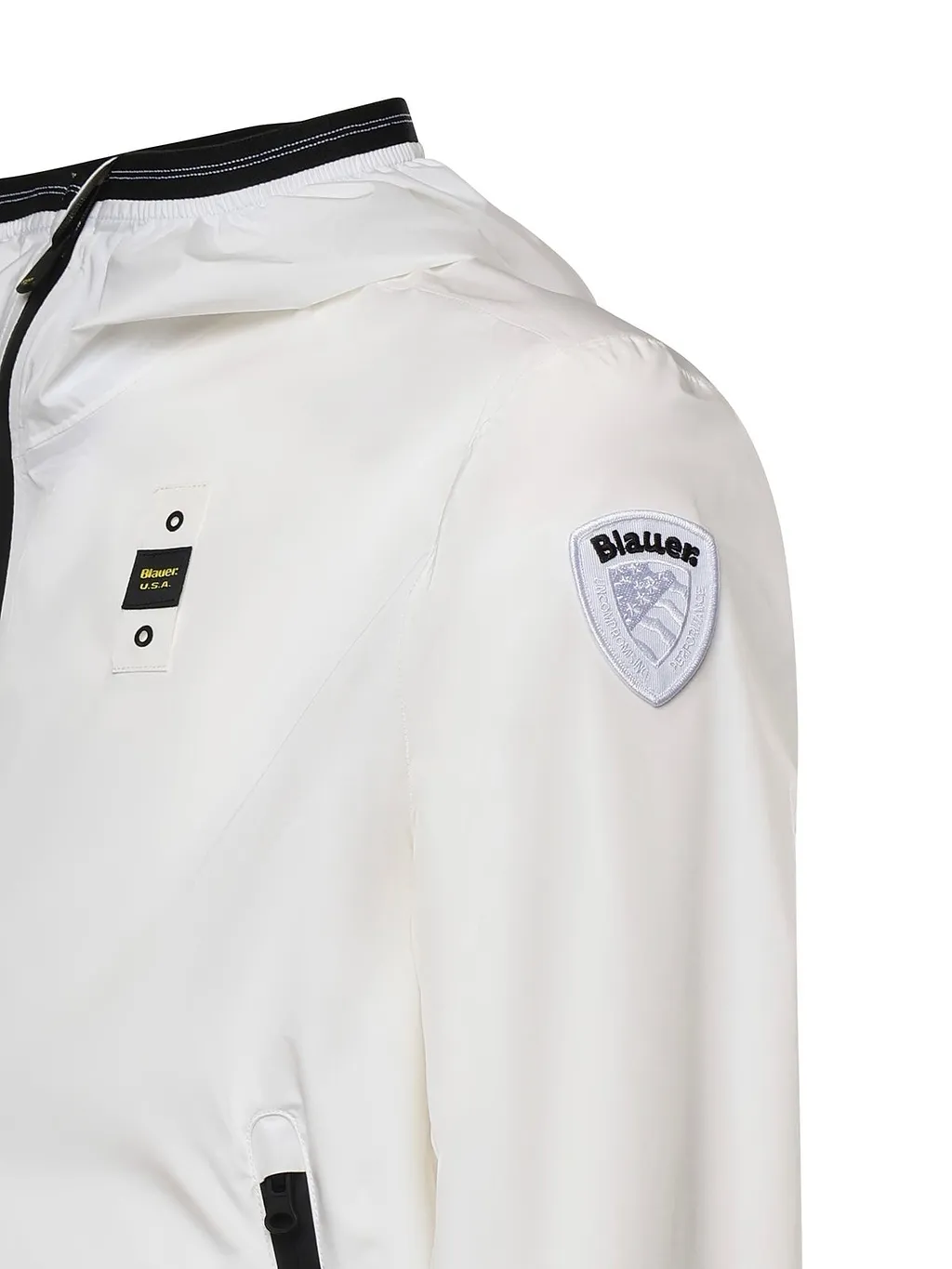 Blauer Hooded Zip-Up Coat