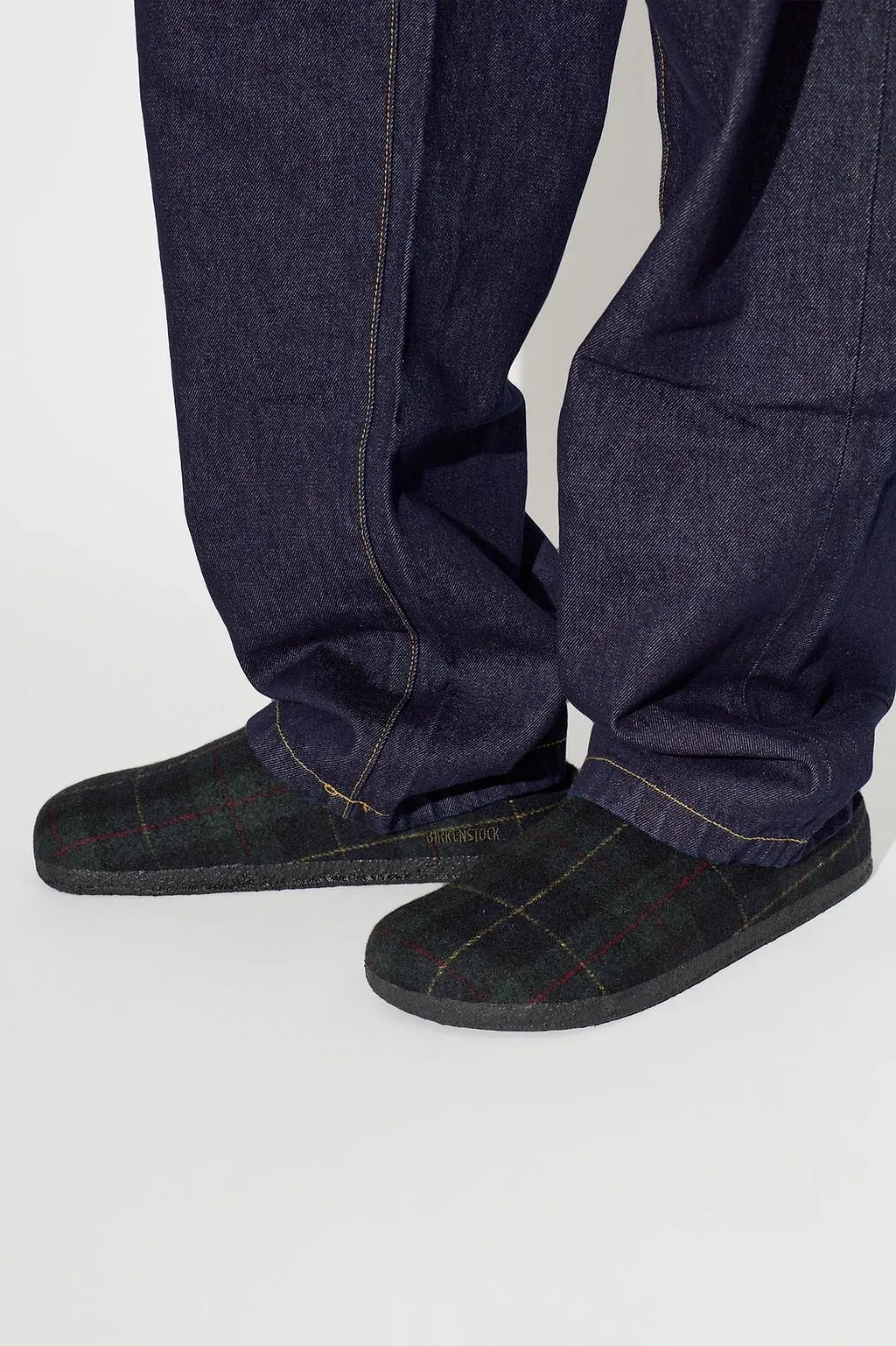 Birkenstock Amsterdam Checked Clogs