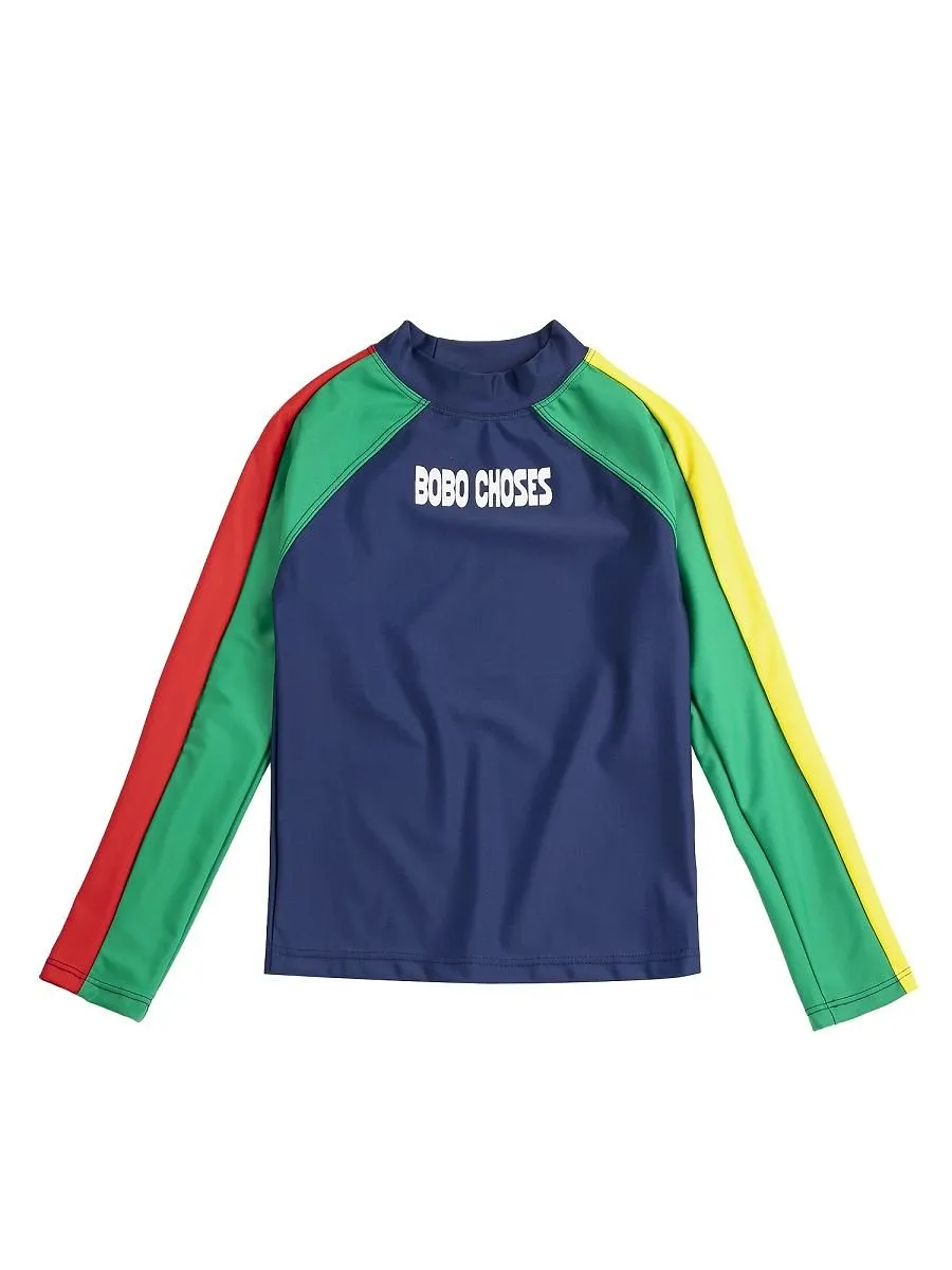 Bobo Choses Logo Long-Sleeve Swim Top