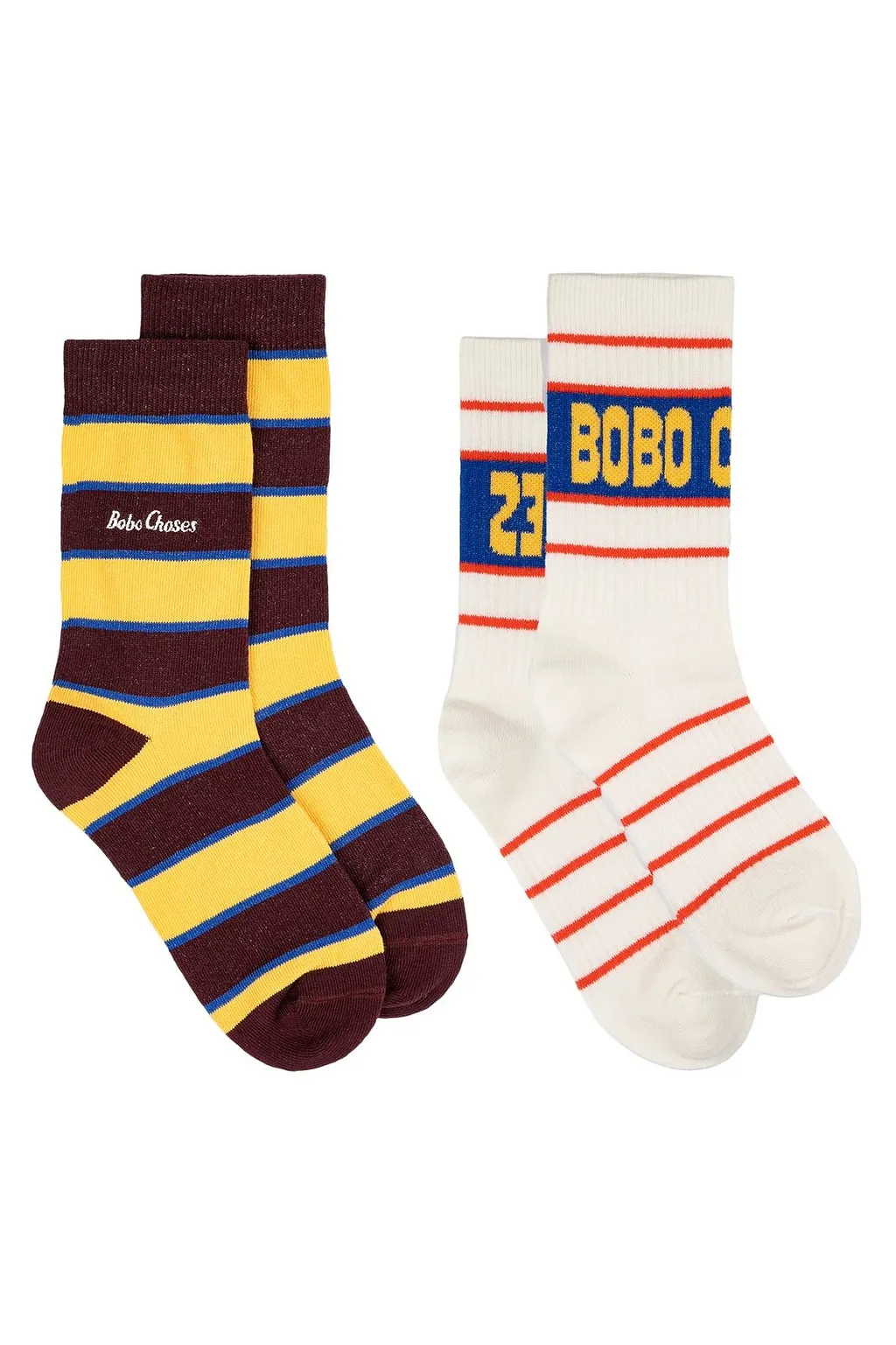 Bobo Choses Logo Stripe Socks Set