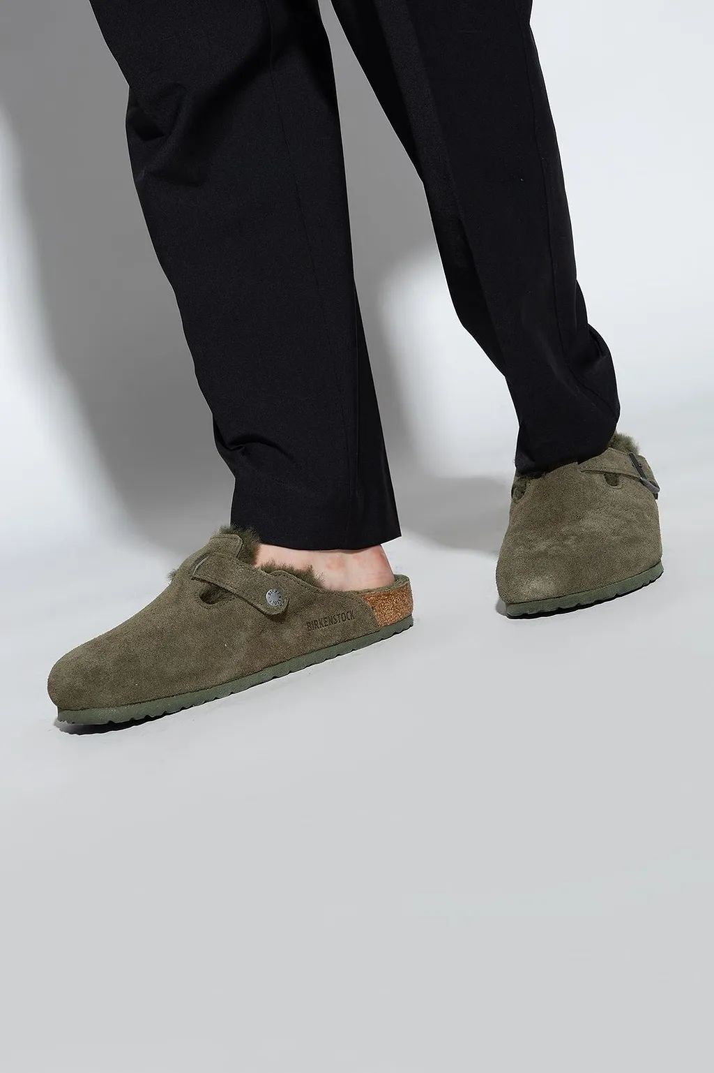 Birkenstock Boston Fur-Lined Clogs