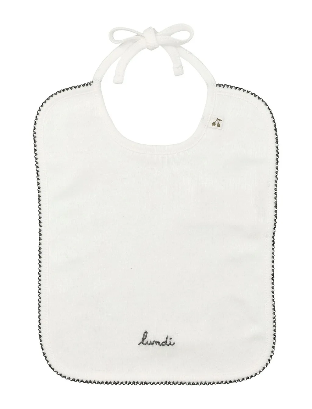 Bonpoint Seven-Pack Embroidered-Motif Tied Bibs