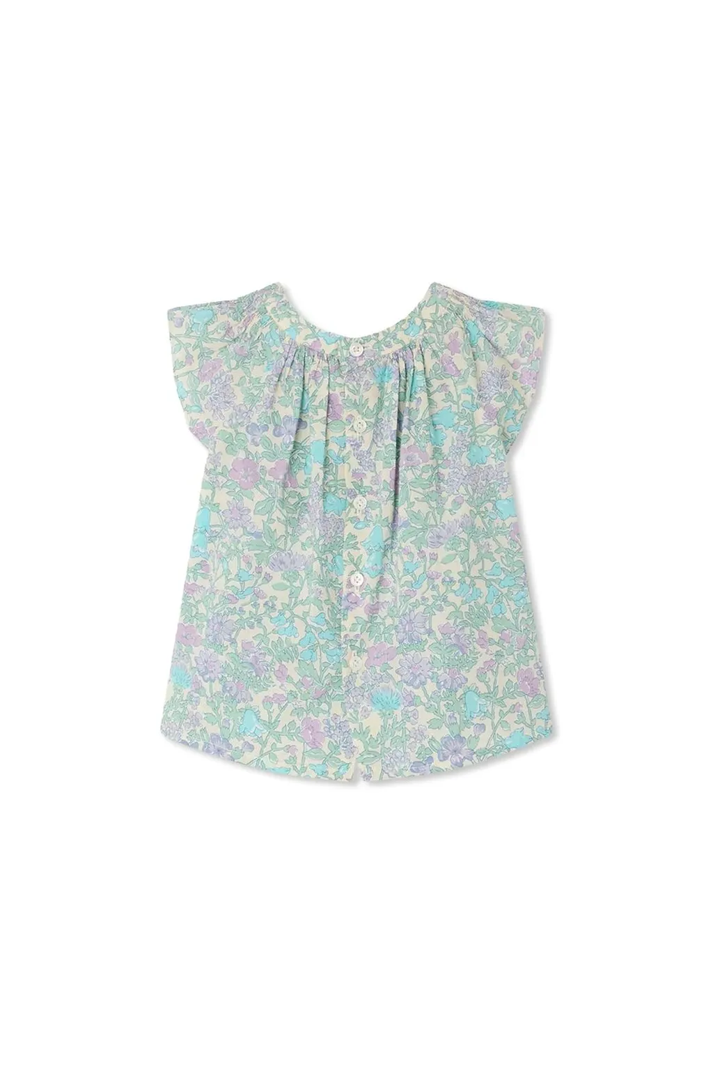 Bonpoint Smocked And Hand-Embroidered Laurie Blouse