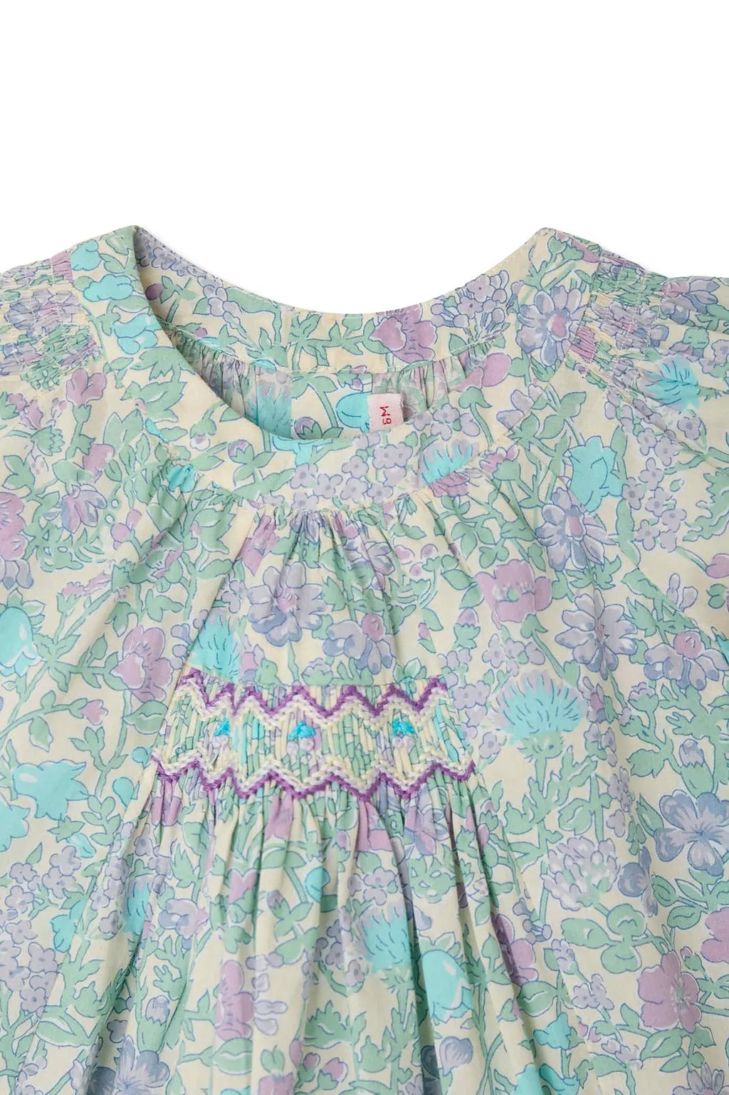 Bonpoint Smocked And Hand-Embroidered Laurie Blouse