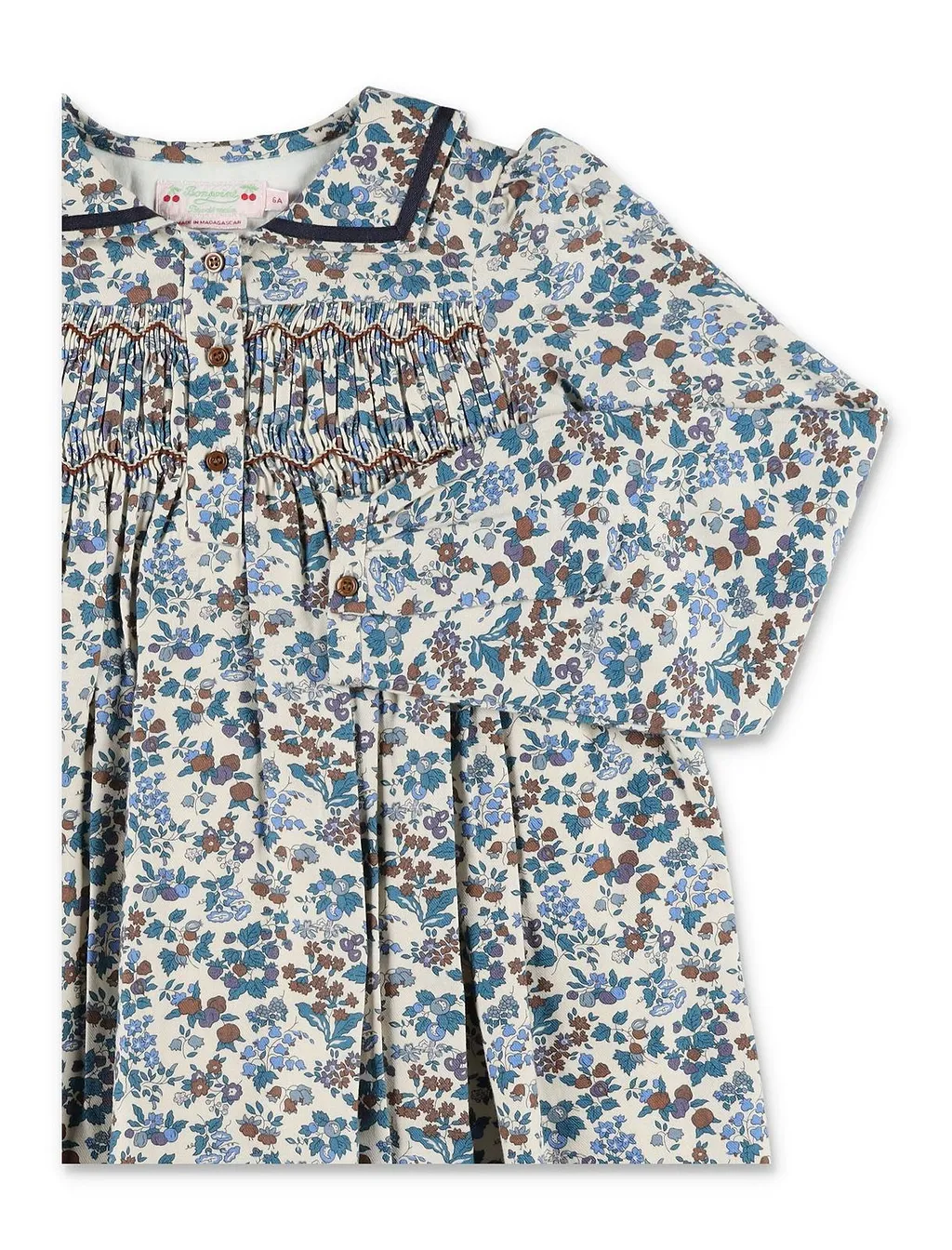 Bonpoint Smocked Floral Printed Dress