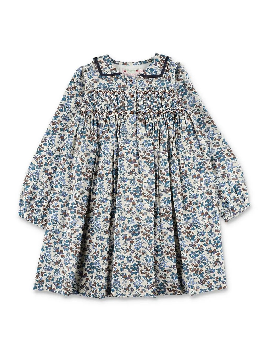 Bonpoint Smocked Floral Printed Dress