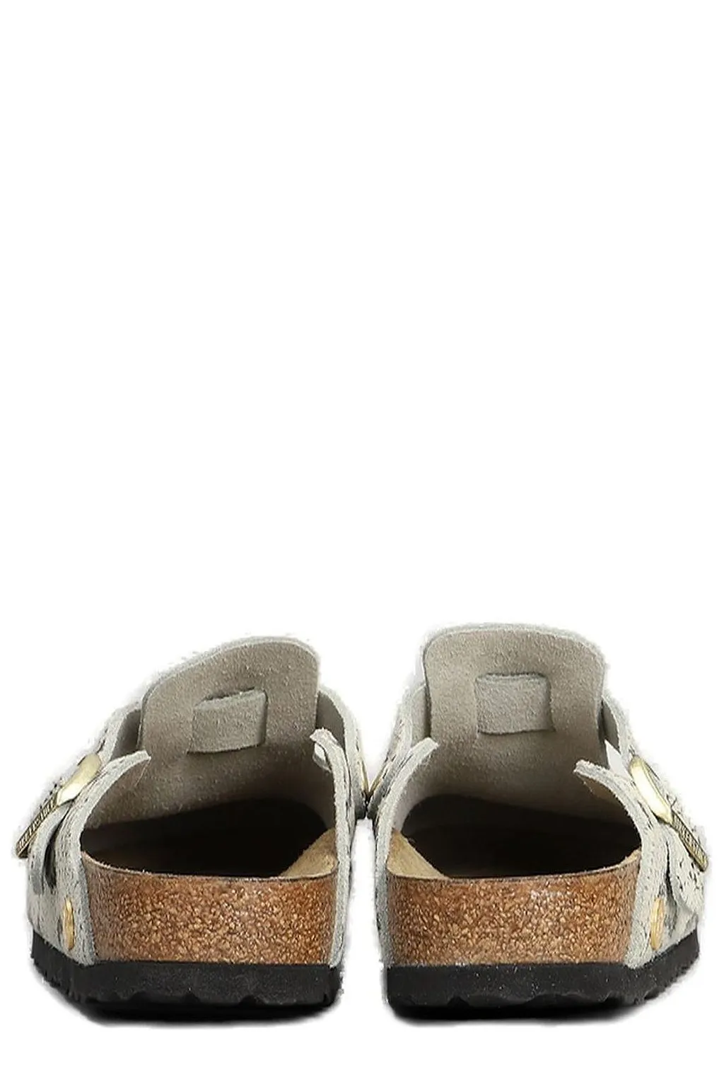 Birkenstock Embossed Buckle Fastened Flats