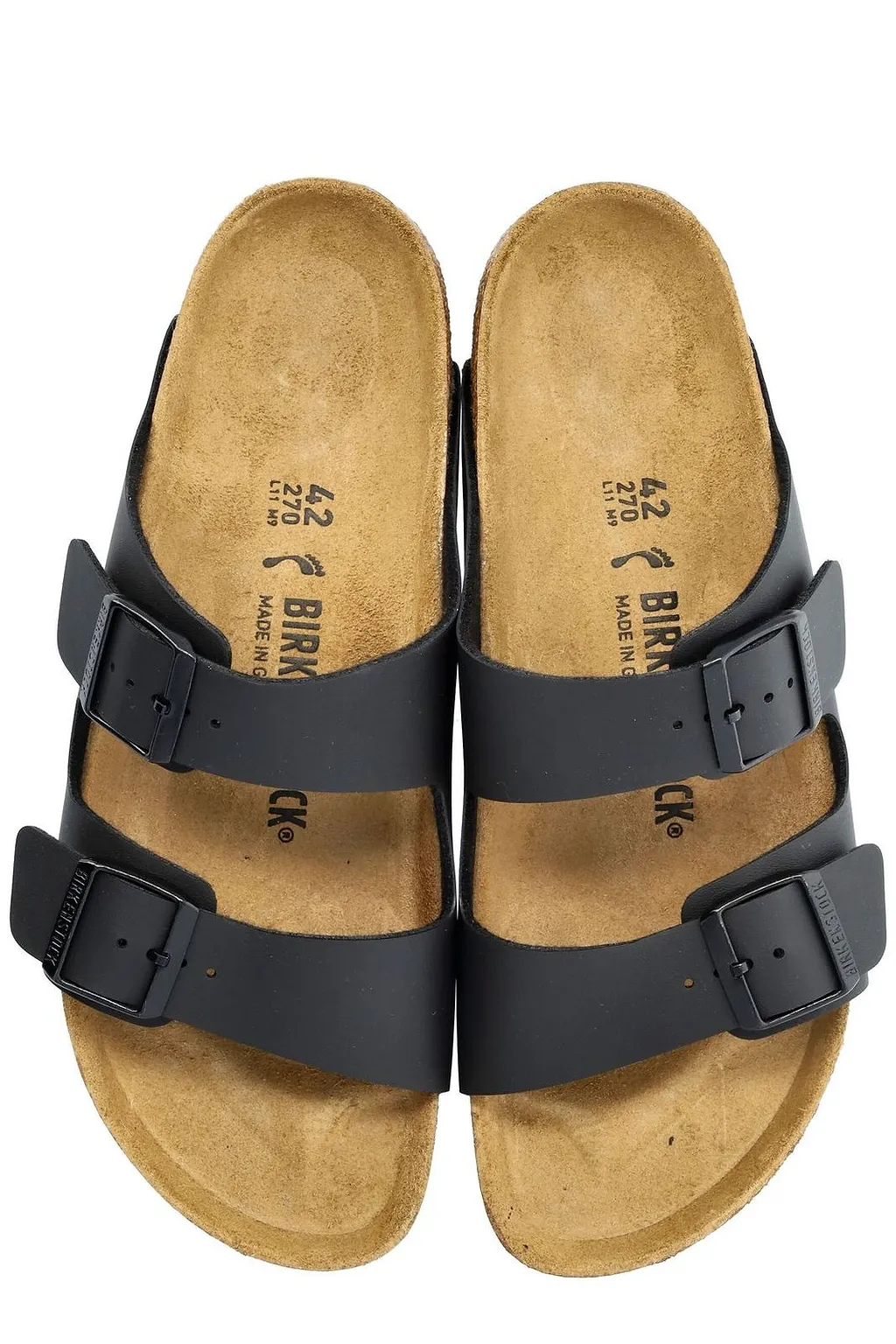 Birkenstock Arizona Double Buckled Narrow Fit Sandals