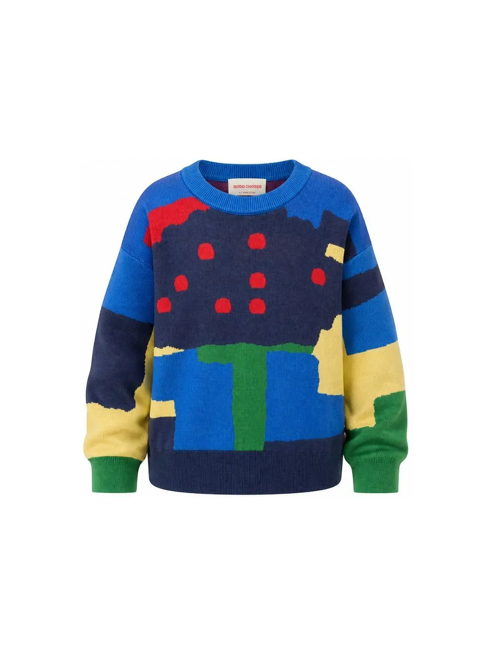 Bobo Choses Pattern Jacquard-Knit Crewneck Jumper