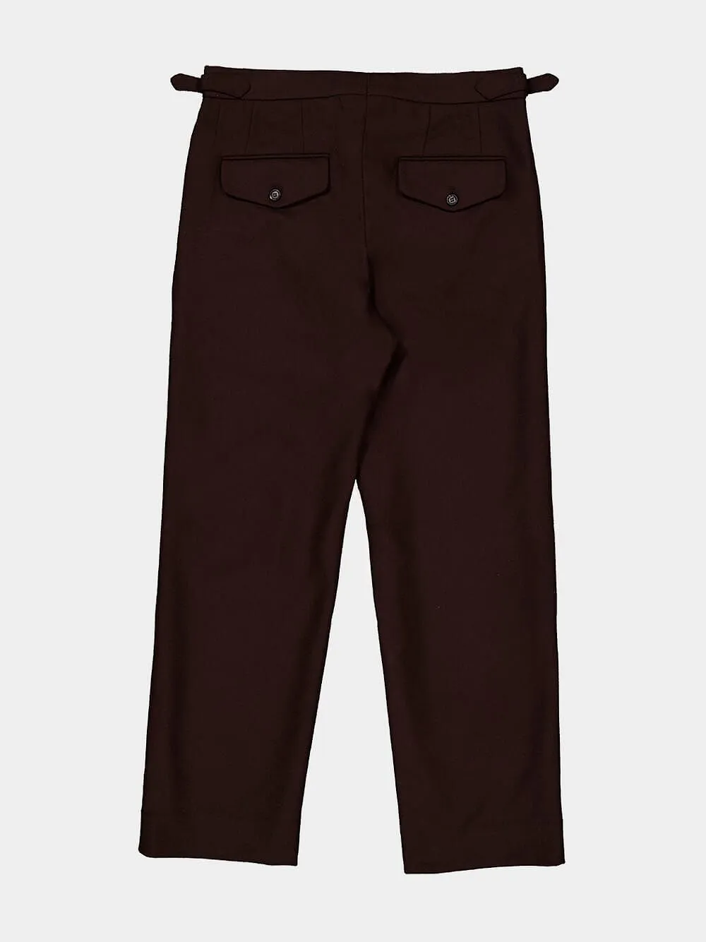 Bode Bramble Side Buckle Straight-Leg Trousers