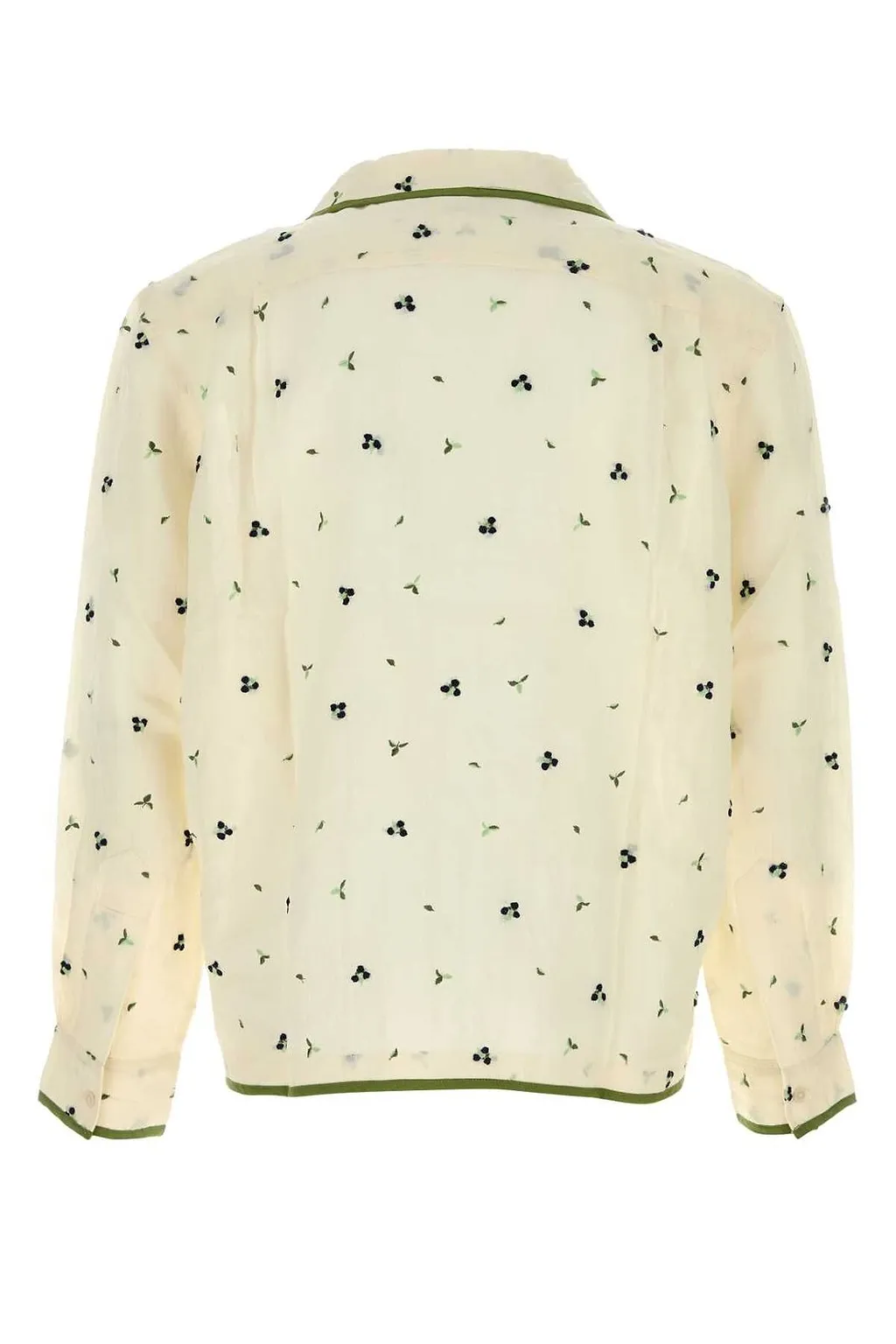 Bode Blackberry Patch Long Sleeved Shirt