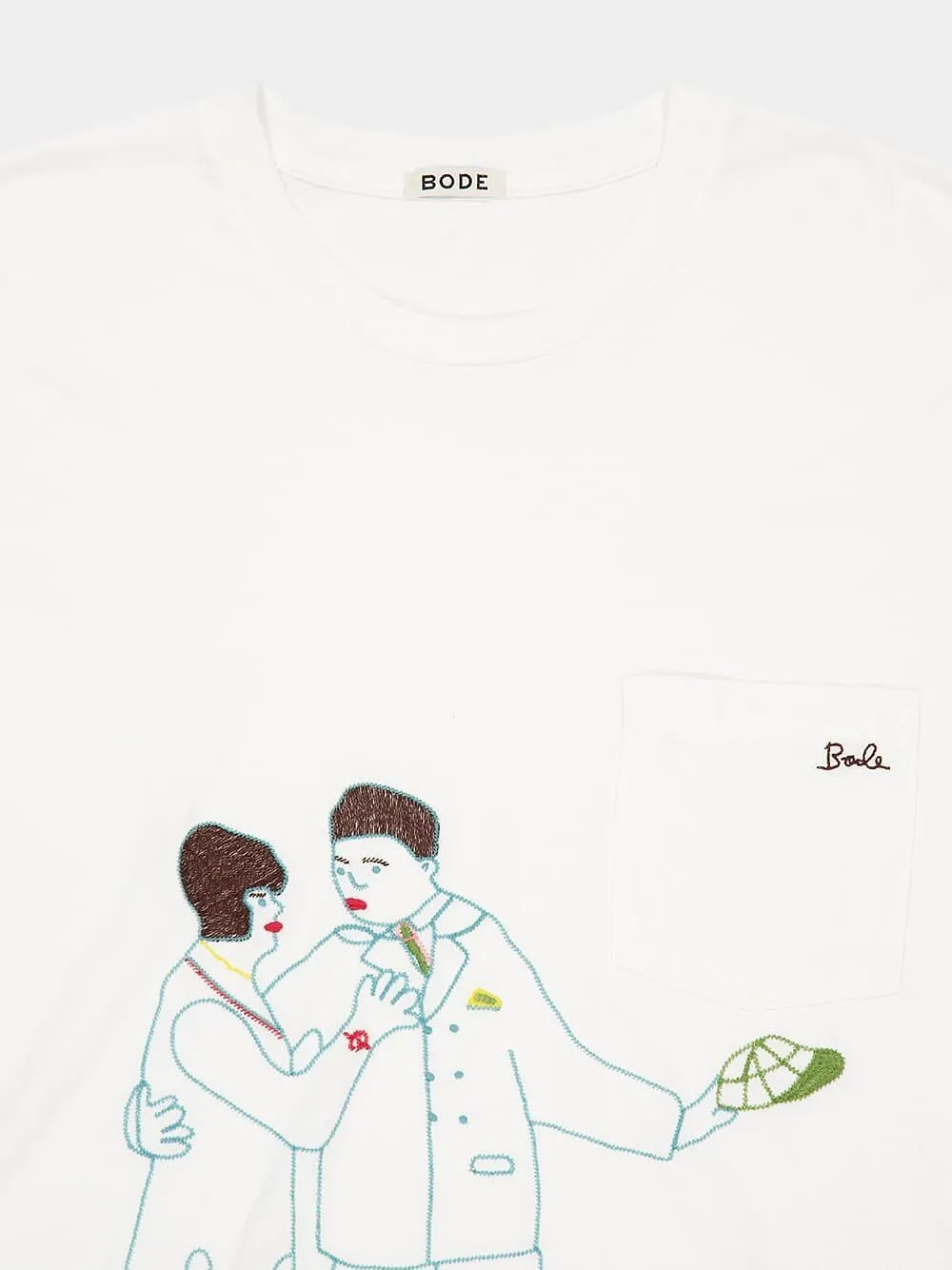 Bode Companion Graphic Embroidered T-Shirt