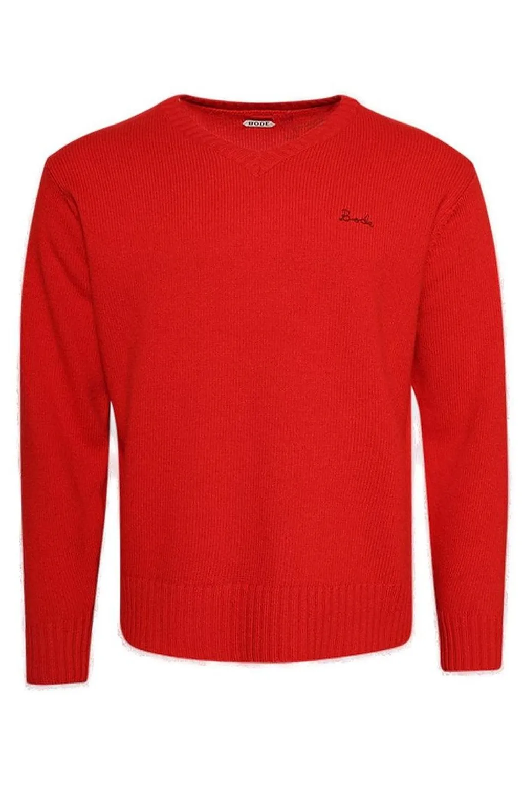 Bode Currant Crewneck Jumper