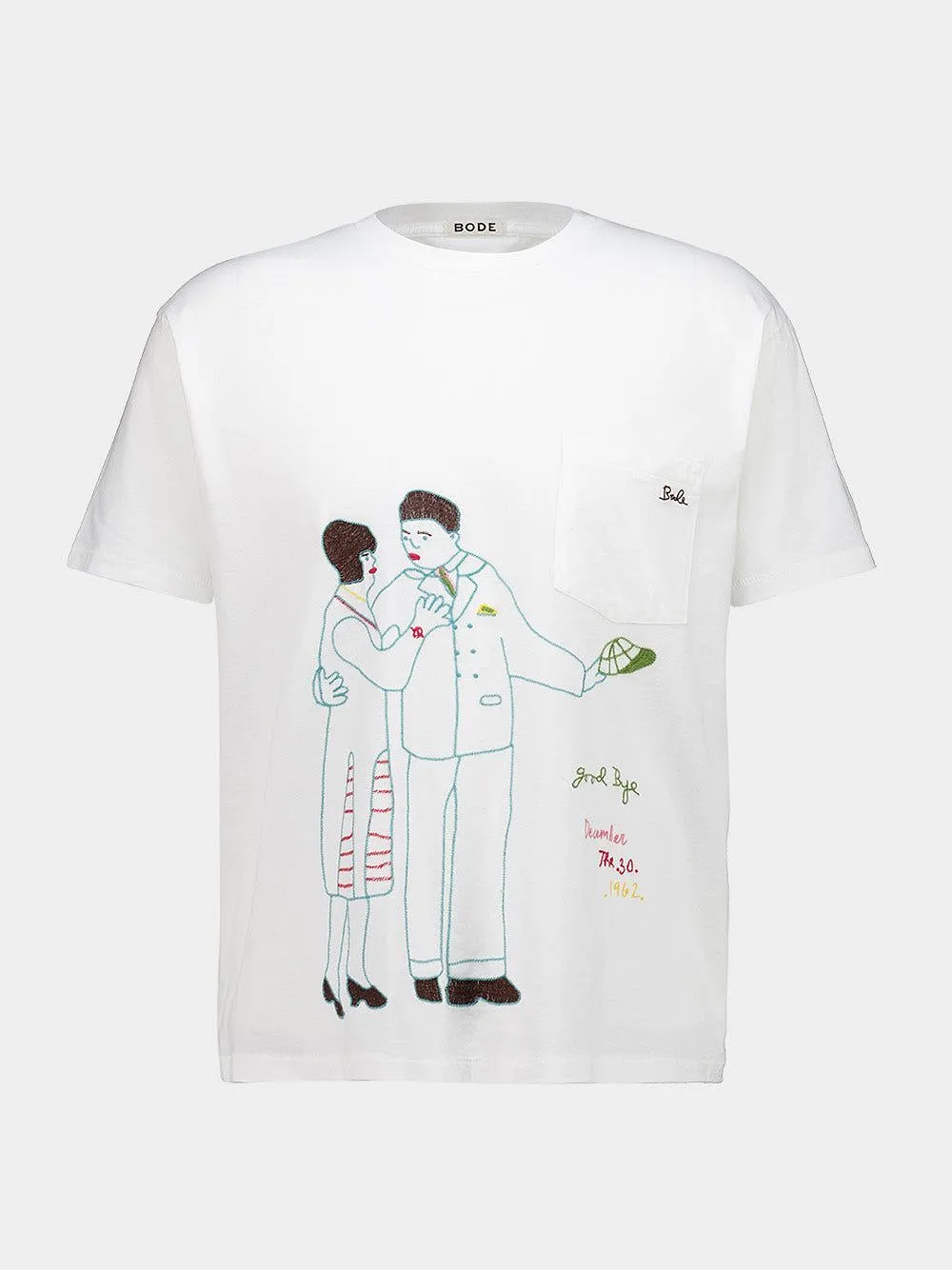 Bode Companion Graphic Embroidered T-Shirt