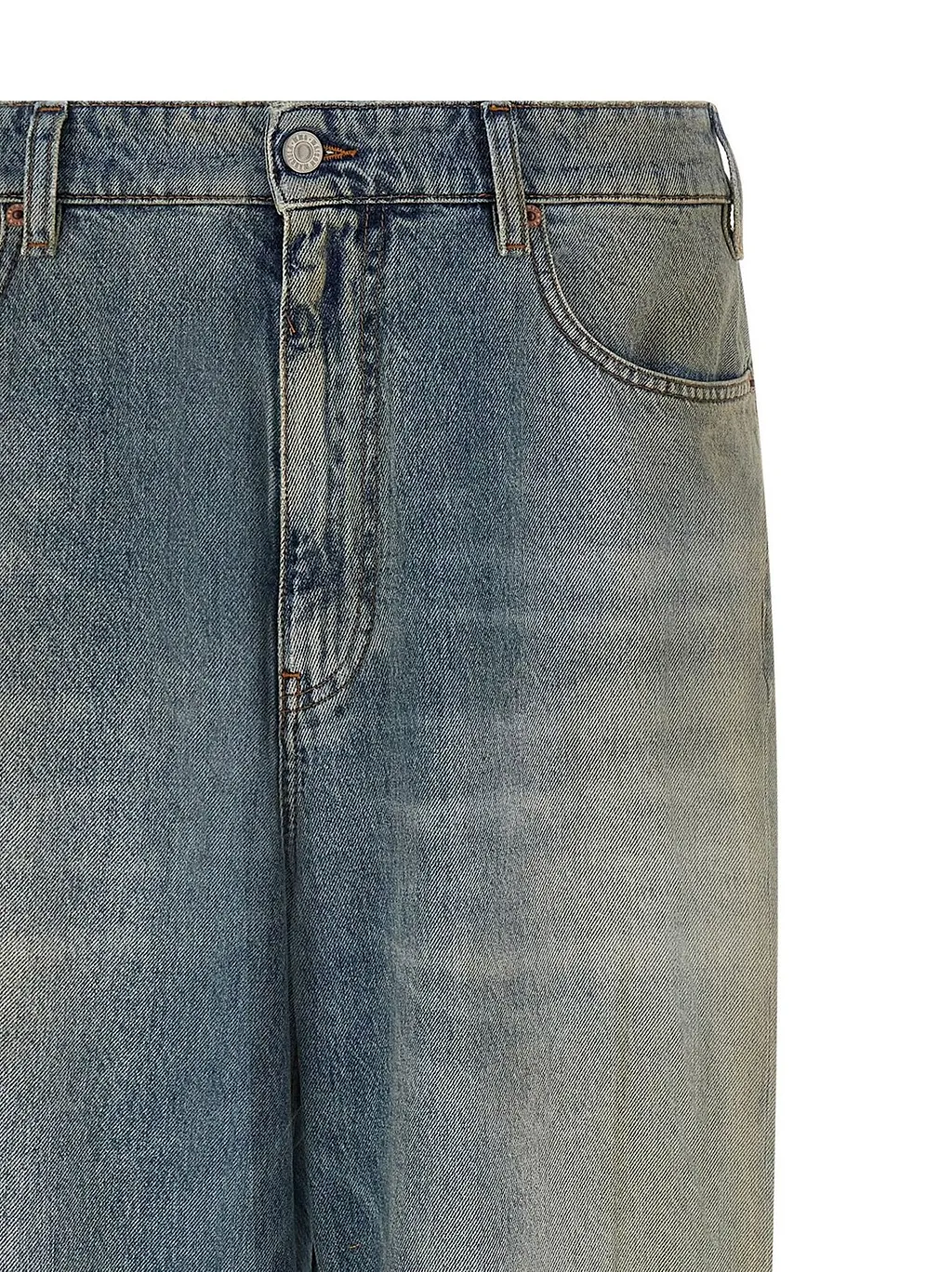 Bode Feather Runner Cropped Wide-Leg Jeans