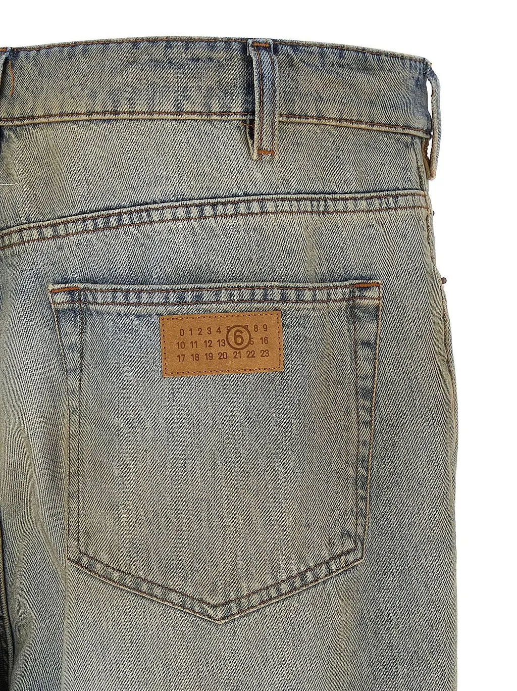 Bode Feather Runner Cropped Wide-Leg Jeans