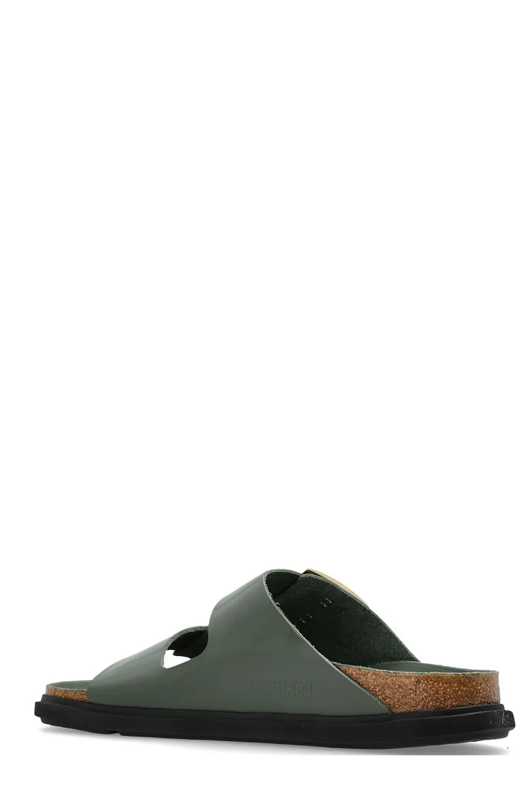 Birkenstock High Shine Buckle Flat Sandals
