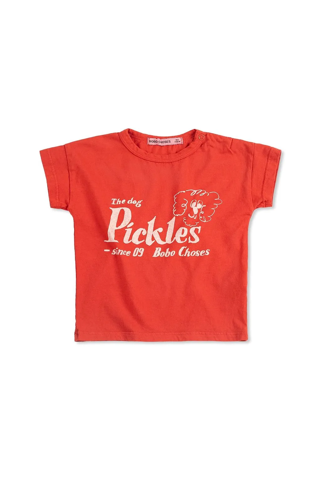 Bobo Choses Pickles The Dog Printed Crewneck T-Shirt